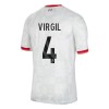 Original Trikotsatz Liverpool Virgil 4 Ausweichtrikot 2024-25 Für Kinder